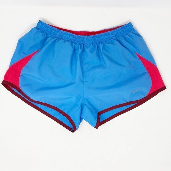 NIKE | Dri-Fit Blue & Pink Running Shorts 3" - Picture 1 of 10